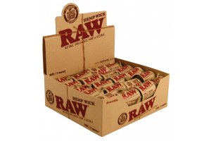 RAW Konopný knot pro podpalování, 3m | box 40ks